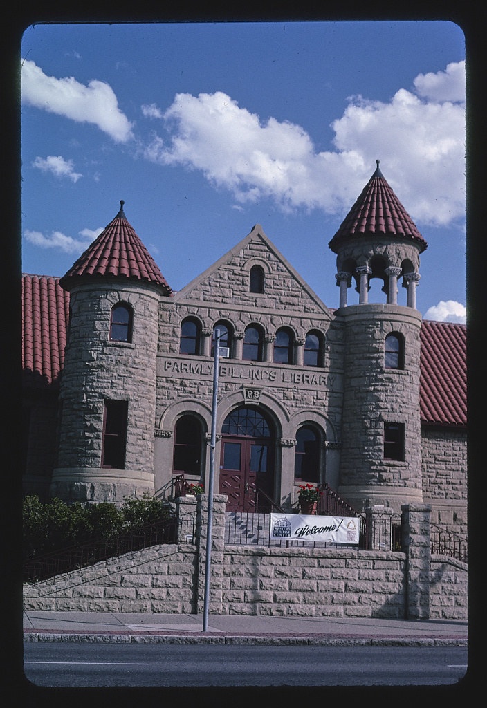 Parmly Billings Library (Western Heritage Center), angle 4, Montana Avenue, Billings, Montana (LOC)