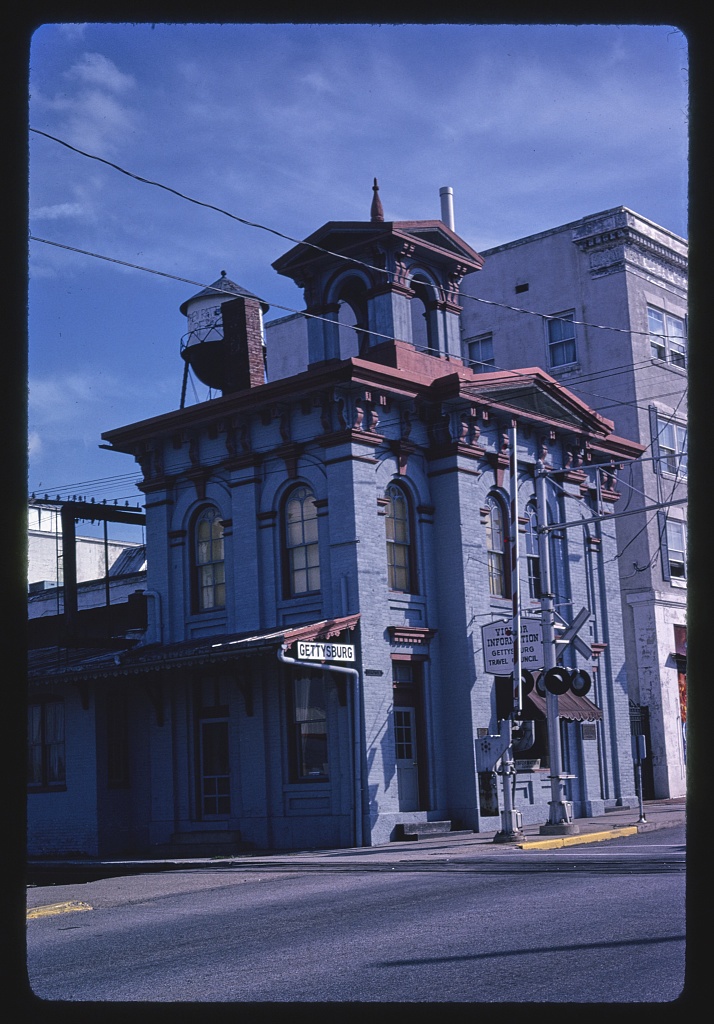 Gettysburg Lincoln Railroad station, now an Information center, Gettysburg, Pennsylvania (LOC)