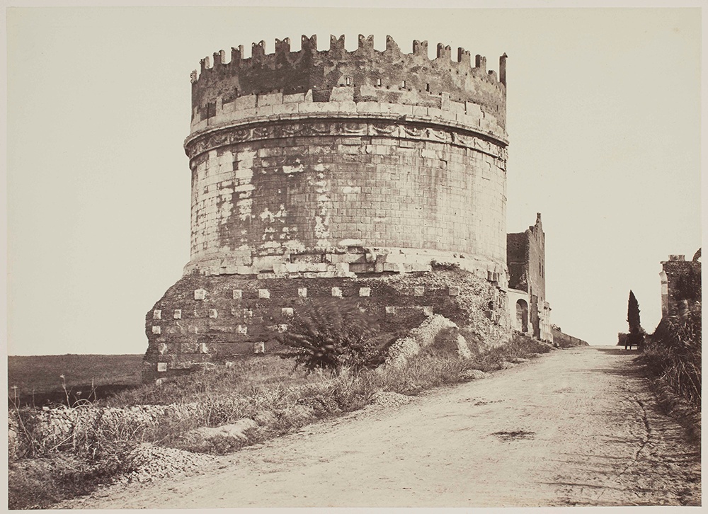 Cecilia Metella mausoleum Via Appia ääres Roomas