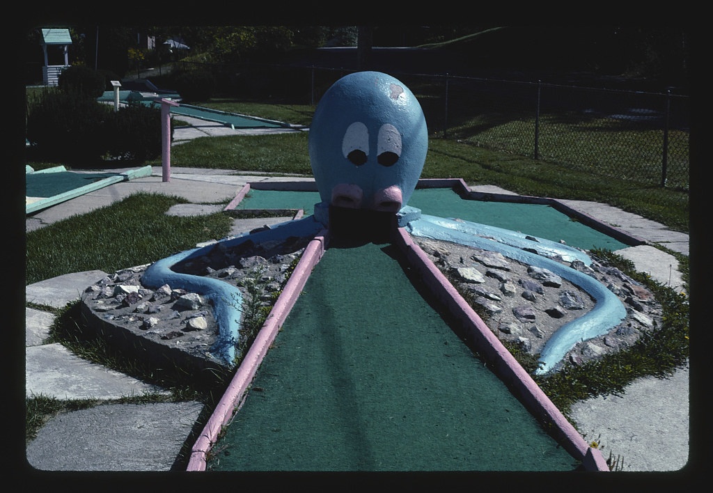 Octopus, Penguin Turtle miniature golf, Routes 7 and 20, I, Lenox, Massachusetts (LOC)