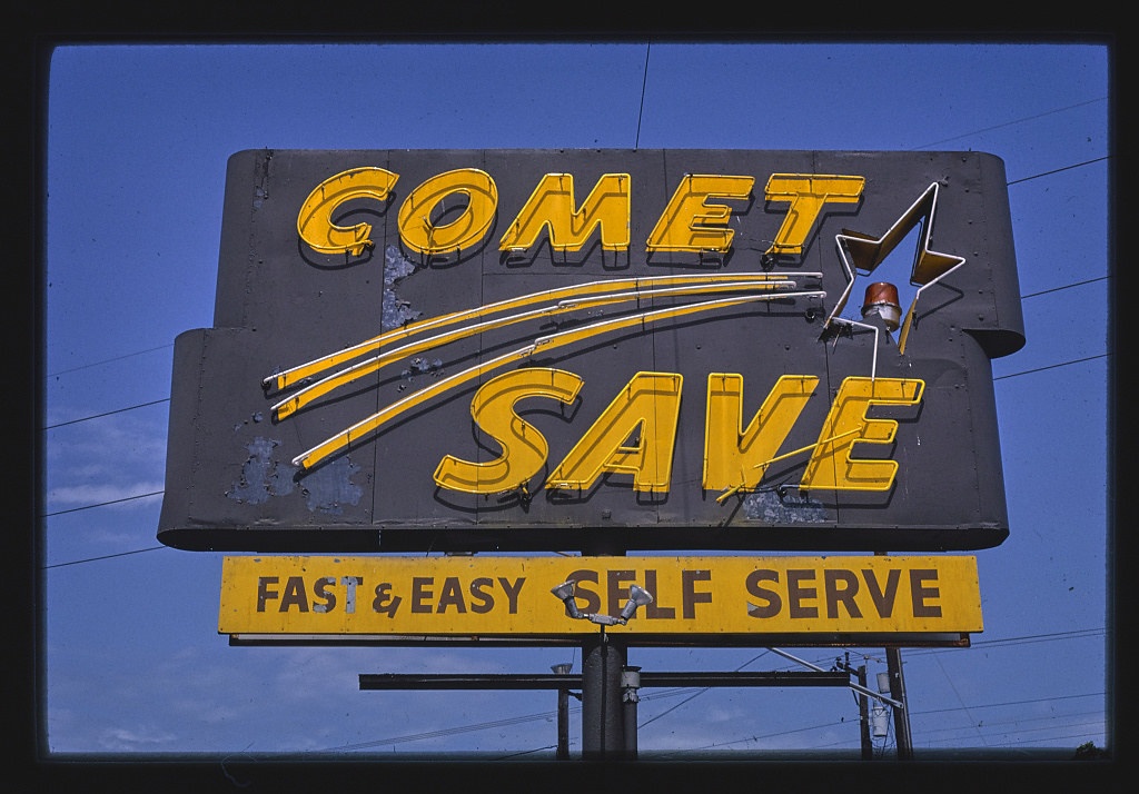 Comet Gas sign, San Antonio, Texas (LOC)