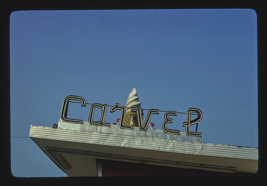 Carvel ice cream sign, Darien, Connecticut (LOC)