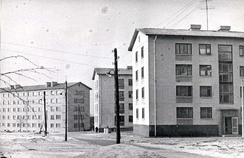 Vaade uutele majadele Lasnamäel.