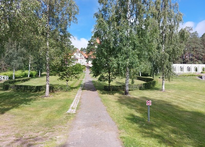Noormarkun kartanon uusi päärakennus Havulinna rephoto