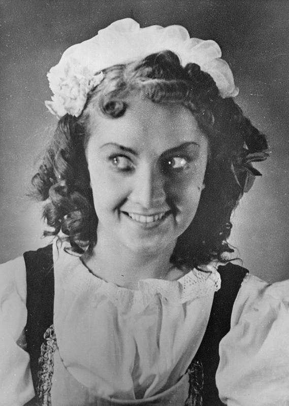 foto, repro paberfotost, Figaro pulm, Draamateater, 1953, Suzanne - Ita Ever