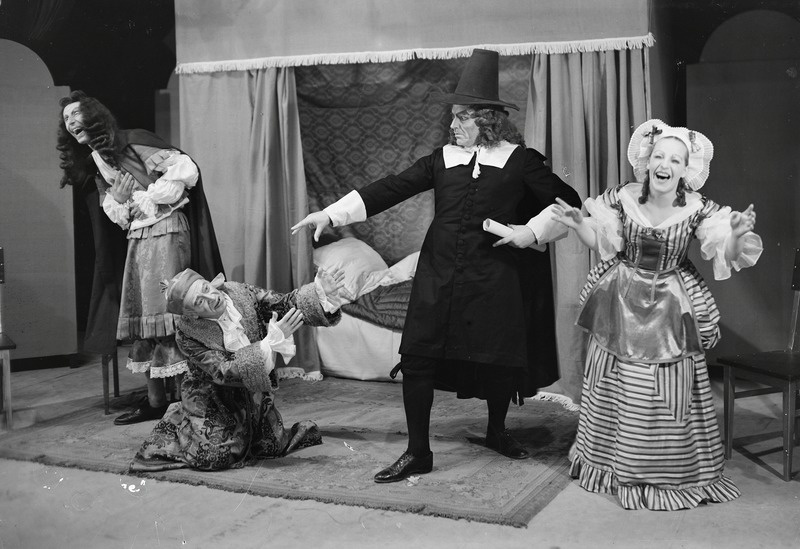 Ebahaige, Draamateater, 1936, Beralde - Valter Sooserv, Argan - Aleksander Mägi, härra Purgon - Eduard Türk, Toinette - Ly Lasner