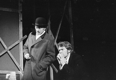 „Aristokraadid“ (Nikolai Pogodin). Rakvere teater 1973. Sadovski – Feliks Kark, Botkin – Vladimir Käro.  similar photo