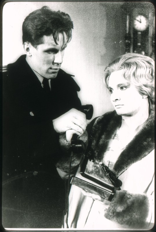 Reprofoto. "ookean" (A. Štein). Vanemuine, 1961. Anja - Lia Laats, Platonov - Jaan Saul.