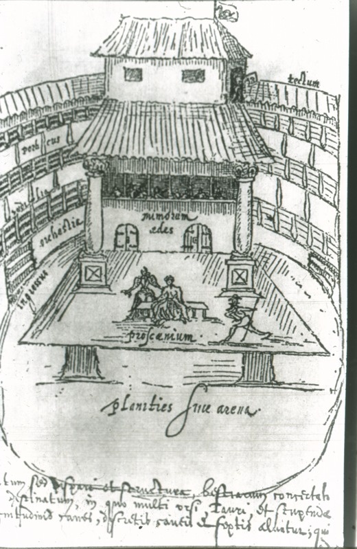 Reprofoto. Shakespeare´i teater Inglismaal. 17 saj. algus.
