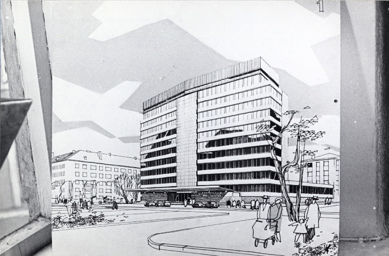Lenini puiesteele ehitatava maja projekt.