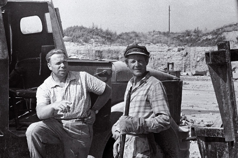 Väo karjääri töölised-veteranid Elmar Koht (paremal) ja Lembit Märks.