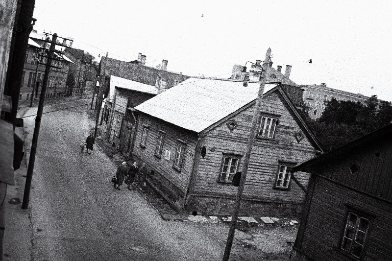 Vaade majale A.Tisleri tn. 9, milles 1916.-20.02.1918.a elas revolutsionäär, kommunist Alice Tisler.