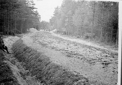 foto Klooga mereranna tee ehit. 1933/1934  duplicate photo