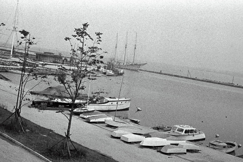 Vaade Pirita jahisadamale.