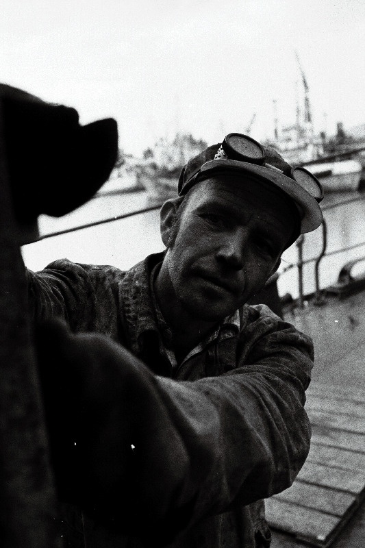 Kommunistliku töö eesrindlane Tallinna Laevaremonditehase brigadir Ants Pulm.