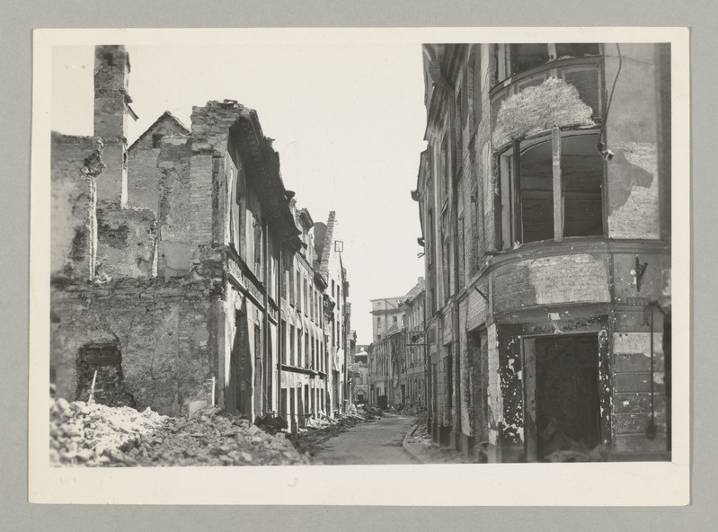 Purustatud Tallinn 1944.a. Vana-Posti tn.