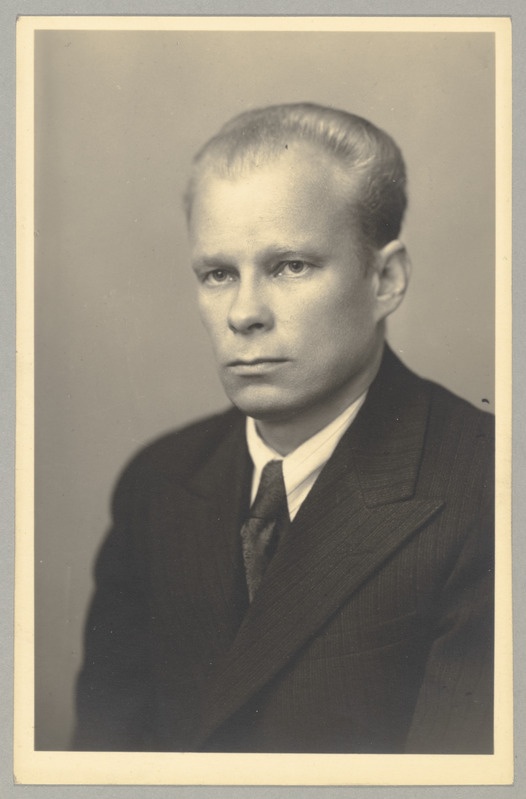 Portree: Adolf Pauk - ENSV Ülemnõukogu saadik 1940. a.