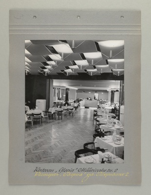 Tallinna sööklate, restoranide ja kohvikute trust. Restoran "Gloria" Müürivahe tn.2, ca 1967. a.  duplicate photo