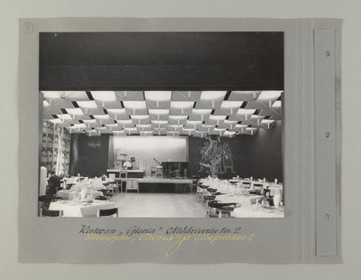 Tallinna sööklate, restoranide ja kohvikute trust. Restoran "Gloria" Müürivahe tn.2, ca 1967. a.  duplicate photo