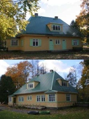 Primary school of the children's house in Liivia, Pärnu County Saarde municipality Tihemetsa alevik