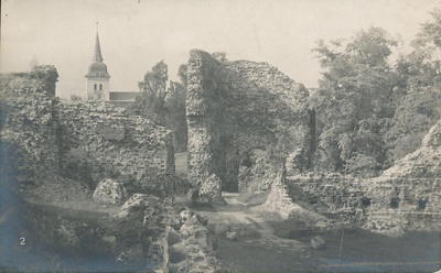 foto, Viljandi, lossimäed, Kaevumägi, Jaani kirik, u 1910  duplicate photo