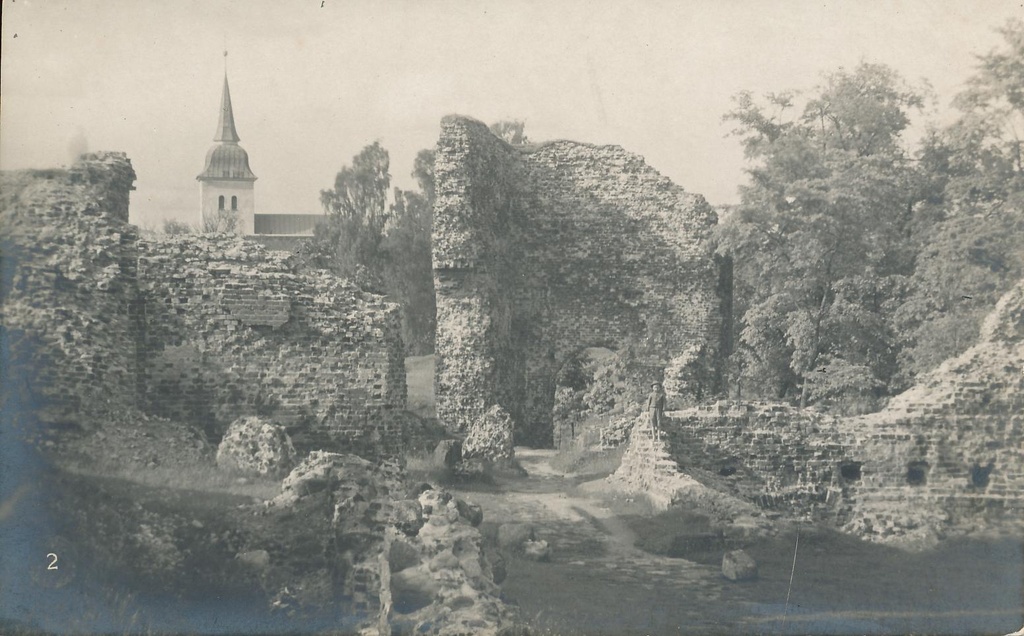 foto, Viljandi, lossimäed, Kaevumägi, Jaani kirik, u 1910