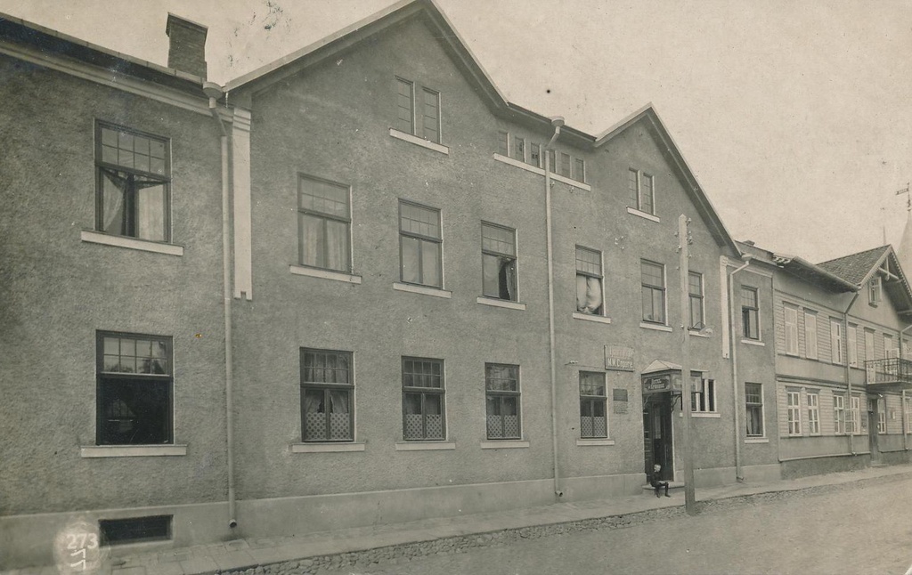foto, Viljandi, Sprohge hotell (Lossi tn 7), u 1915, foto J. Riet