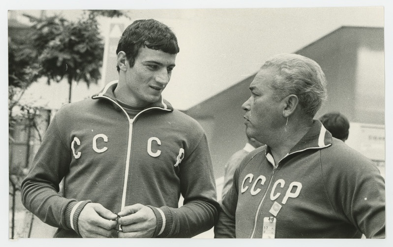 Judoka Š. Tšotšišvili treeneriga XXI OM-l