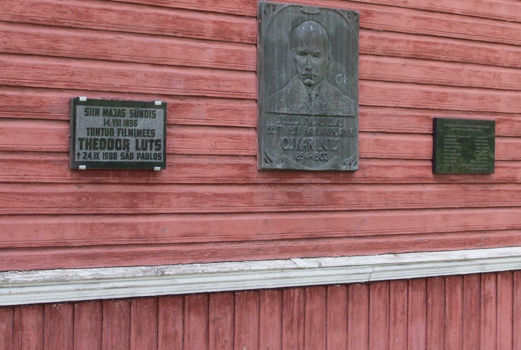 Theodor Lutsu filmipäevadel mälestustahvli avamine rephoto