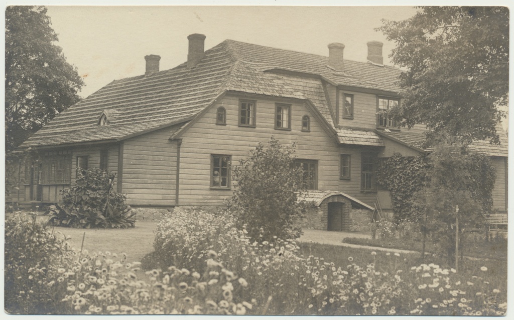 foto, Viljandimaa, Liplapi kodumajanduse kool, tagakülg, u 1925