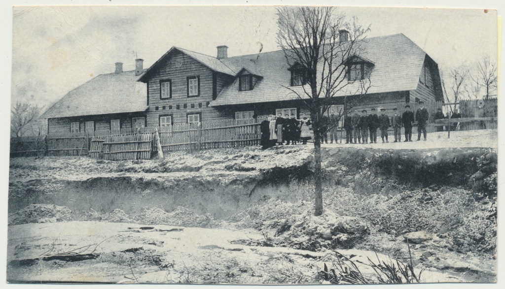 foto, Viljandimaa, Suure-Jaani kihelkonnakool, õpilased, u 1903
