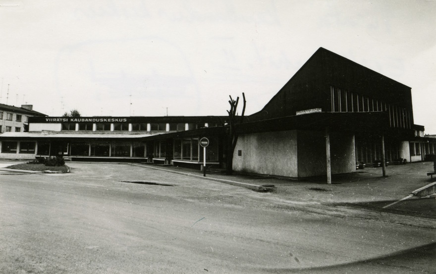 Viiratsi kaubanduskeskus, vaade. Arhitekt Valve Pormeister