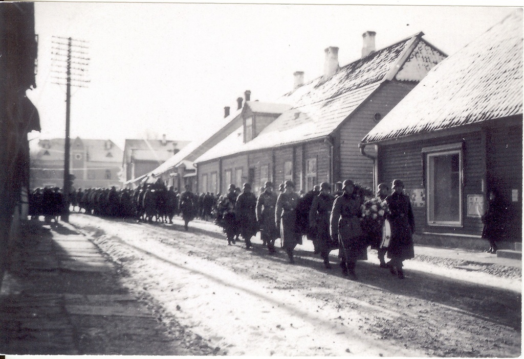 fotokoopia, matuserongkäik Tallinna tänaval 1941.a.
