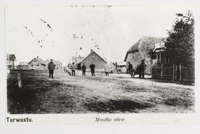 Vaade Mustla alevile aastal 1903.  duplicate photo