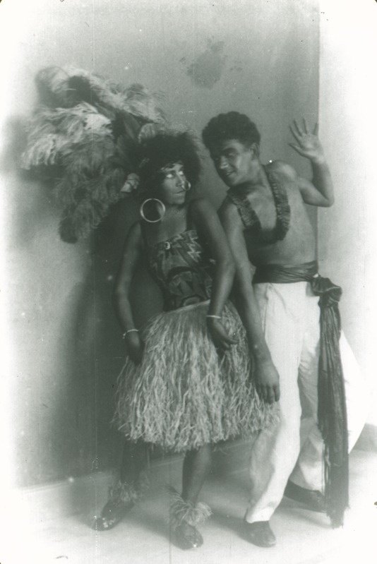 Reprofoto. "Havai lill" (P. Abraham). Estonia 1932. Liisu Särme, Kaarel Karm,