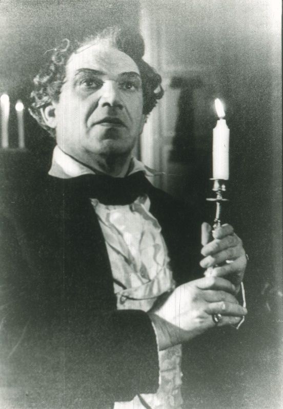 Reprofoto. "Maskeraad" (M. Lermotov). Draamateater 1953. Arbenin - Kaarel Karm.