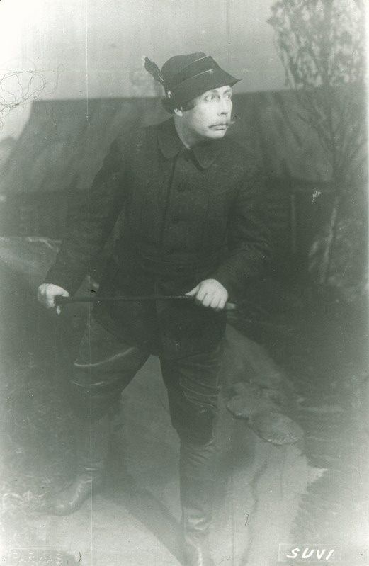 Reprofoto. "Suvi" (Oskar Luts). Draamateater 1937. Toots - Johannes Kaljola.