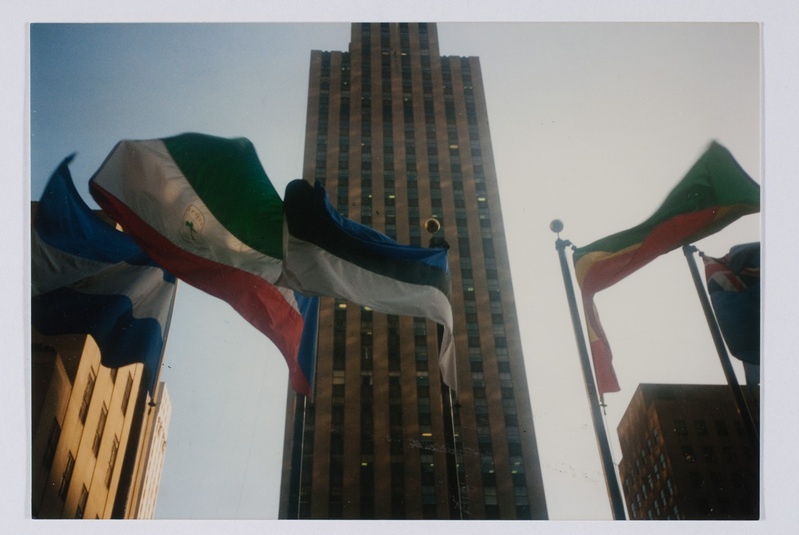 Eesti lipp Rockefeller Center'is