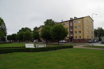 Avati mälestussammas Vabadussõjas (1918-1920) langenutele Rakveres. rephoto