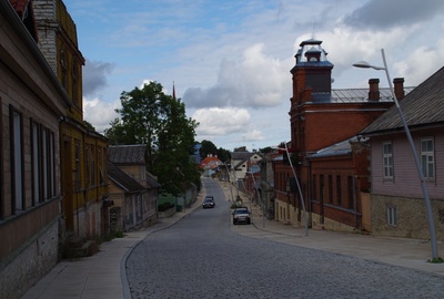 Tänav Rakveres. rephoto