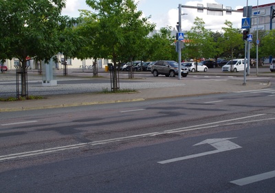 Rakvere. 1. mai demonstratsioon Turu platsil rephoto