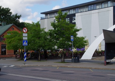 Rakvere. 1. mai demonstratsioon Turu platsil rephoto