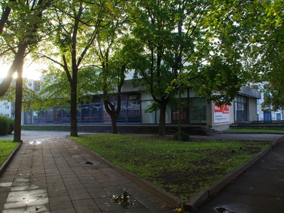 Kino Ilo hoone Rakveres - Building of former cinema "Ilo" in Rakvere, Lai str 9 rephoto
