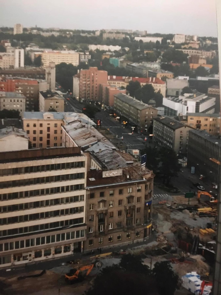 Vaade Laikmaa ja Gonsiori tänavale Viru hotellist
