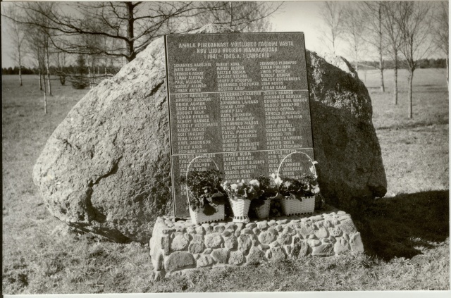 foto mälestuskivi Amblas 1987