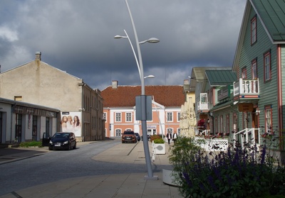 Tänav Rakveres. rephoto