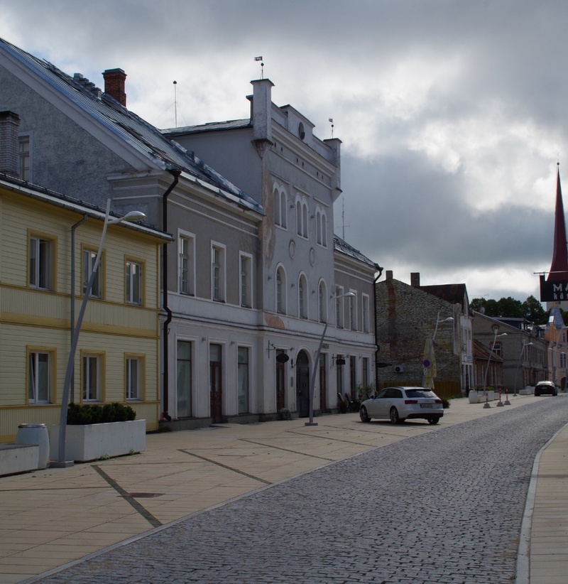 Vaade Pikale tänavale Rakveres. rephoto