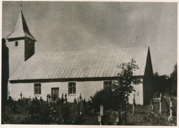 Foto. Rooslepa abikirik. 1967. Ü. p. M. Arro.