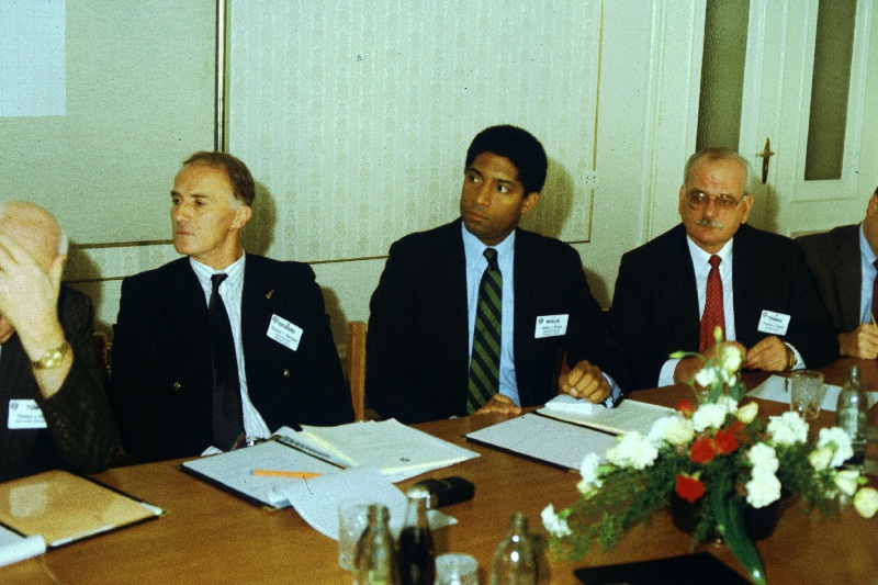 Ameerika Ühendriikide delegatsioon vastuvõtul Eesti NSV Ministrite Nõukogus.