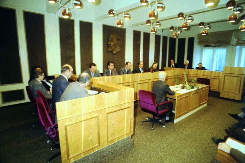 Eesti NSV Agrotööstuskomitee kolleegiumi istung.